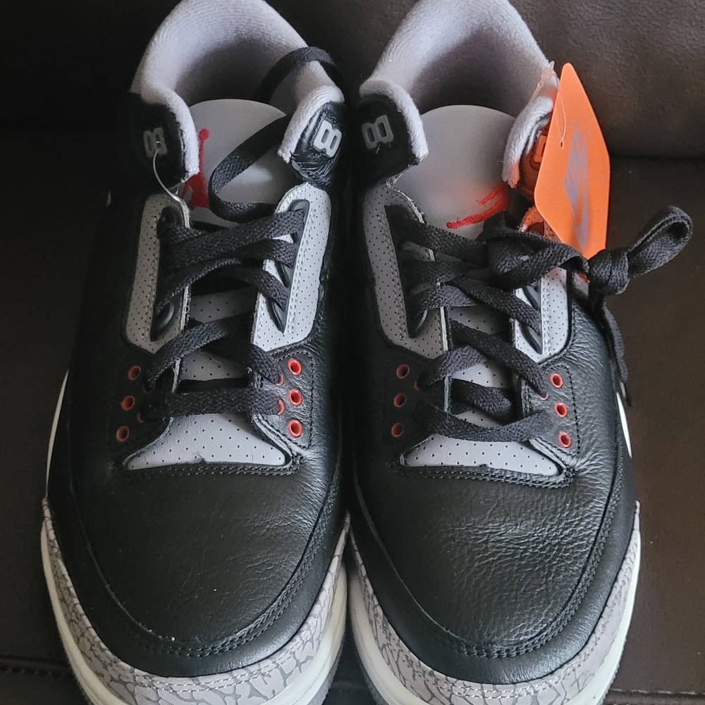 Jordan Black and Gray Sneakers